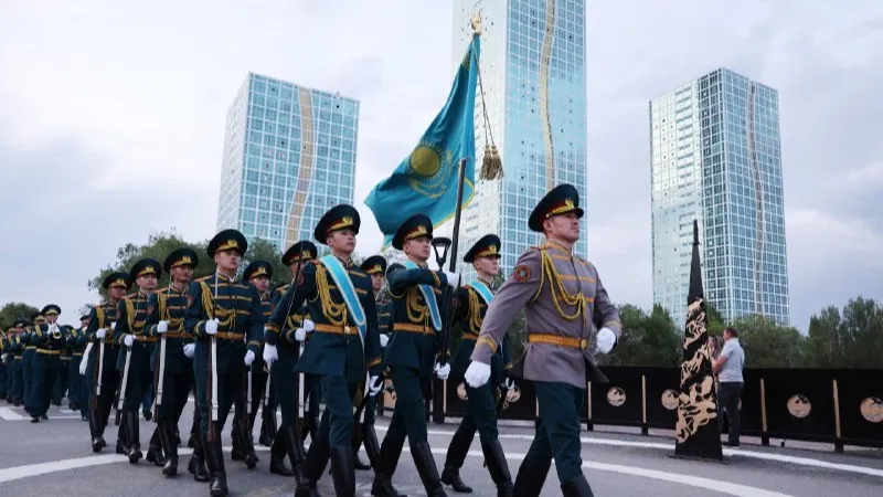 ҚР Ұлттық ұланы ҚР Ұлттық ұланы фото на taspanews.kz от 04 июня 2025 09:25